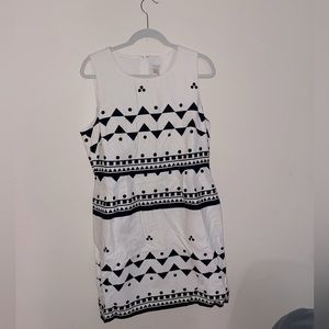 J crew white dress